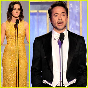 Emily Blunt & Robert Downey Jr Present Golden Globes!