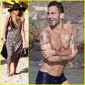 Marc Jacobs: Shirtless in St. Barts on New Year's Day!