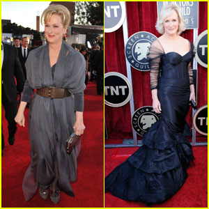 Meryl Streep & Glenn Close - SAG Awards 2012 Red Carpet