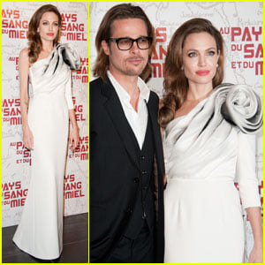 Angelina Jolie & Brad Pitt: 'Blood & Honey' Paris Premiere!