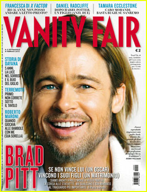 Brad Pitt Covers 'Vanity Fair Italia' February 2012