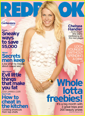 Chelsea Handler: Angel Wings on 'Redbook' March Cover!