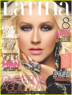 Christina Aguilera Covers 'Latina' March 2012