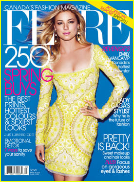Emily VanCamp Covers 'Flare' March 2012