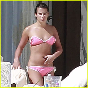 Lea Michele: Bikini for Cabo Vacation!