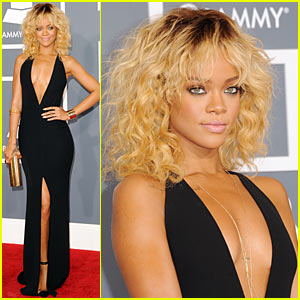 Rihanna - Grammys 2012 Red Carpet