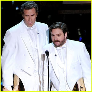 Will Ferrell & Zach Galifianakis - Oscars 2012 Presenters