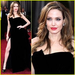 Angelina Jolie Addresses Leg-Baring Oscar Pose