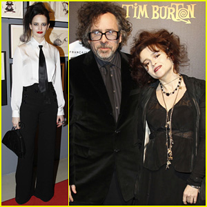 Helena Bonham Carter: Tim Burton Exhibition with Eva Green!