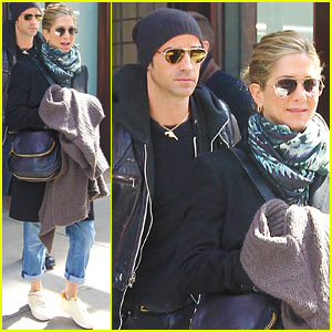 Jennifer Aniston & Justin Theroux: Hotel Check Out!