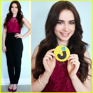 Lily Collins: JustJared.com Exclusive Interview!