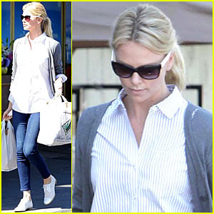 Charlize Theron: Grocery Shopping at Bristol Farms!