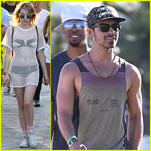 Emma Roberts & Joe Jonas: Coachella Weekend 2!
