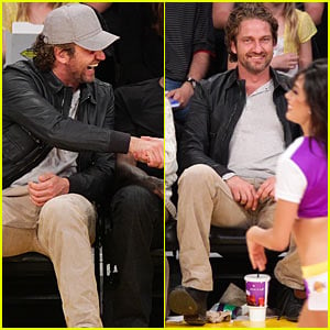 Gerard Butler: Lakers Courtside Tickets!