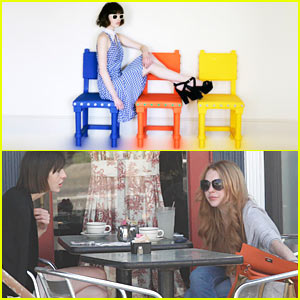 Lindsay Lohan: La Conversation Cafe with Aliana!