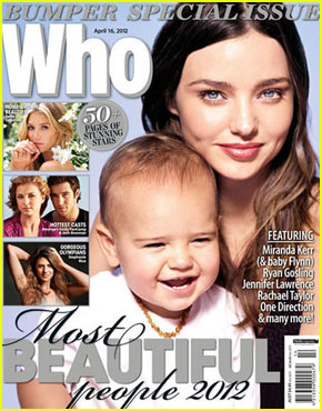 Miranda Kerr & Flynn Cover 'Who' Most Beautiful Issue