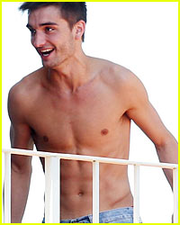 The Wanted's Tom Parker: Shirtless Fun!