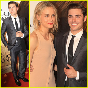 Zac Efron: 'Lucky One' Melbourne Premiere with Taylor Schilling!