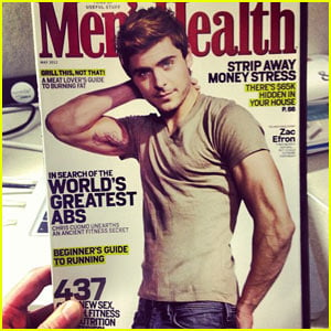 Zac Efron: Feather Tattoos on Men's Health Cover!