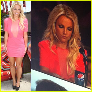Britney Spears Inside 'X Factor' Audition - Exclusive Pic!