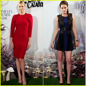 Charlize Theron & Kristen Stewart: 'Snow White' in Madrid!