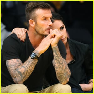 David & Victoria Beckham: Lakers Lovers!