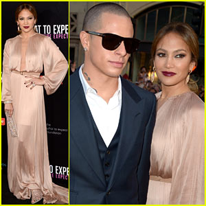 Jennifer Lopez: 'What to Expect' Premiere with Casper Smart!