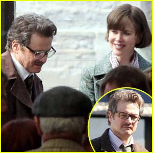 Nicole Kidman: 'Railway Man' Set with Colin Firth!