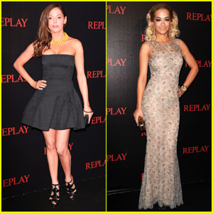 Rose McGowan & Rita Ora: Replay Party in Cannes!