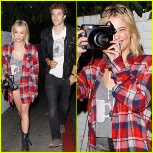 Ashley Benson: Chateau Night Out with Keegan Allen!