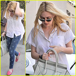 Dakota Fanning: Starry Stroll in Beverly Hills