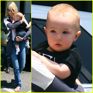 January Jones: West Hollywood with Xander!