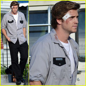 Liam Hemsworth: Black Eye on 'Empire State' Set