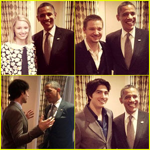 President Obama Meets with Young Hollywood