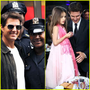 Tom Cruise: NYPD Meet-and-Greet!
