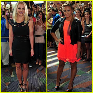 Britney Spears & Demi Lovato: 'X Factor' Greensboro Auditions!