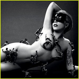 Lady Gaga: Naked for 'Fame' Campaign Ad!