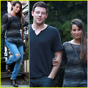 Lea Michele & Cory Monteith: Pace Dinner Date!