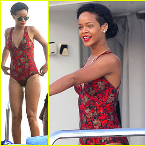 Rihanna Continues Yacht Vacation in France
