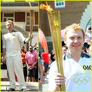 Rupert Grint: Olympics Torch Flame!