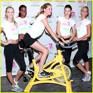 Victoria's Secret Angels: SoulCycle for Cancer Research!