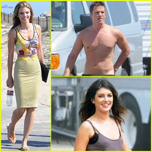 AnnaLynne McCord: '90210' Set with the Crew!