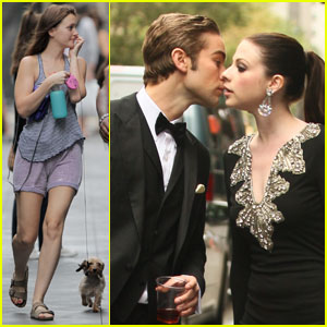 Chace Crawford & Michelle Trachtenberg: 'Gossip Girl' Kisses