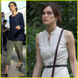 Keira Knightley: Serious on 'Song' Set