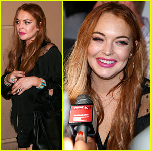 Lindsay Lohan: will.i.am's Album Wrap Party!