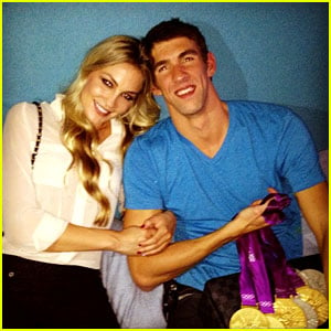 Michael Phelps & Megan Rossee: Olympic Win Celebration!