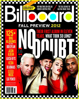 No Doubt Covers 'Billboard' Fall Music Preview 2012
