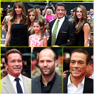 Sylvester Stallone Brings Family to 'Expendables 2' Premiere