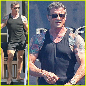 Sylvester Stallone & Family: Yacht Vacation in Cannes!
