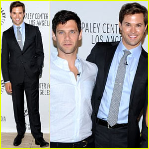 Andrew Rannells: 'New Normal' PaleyFest with Justin Bartha!